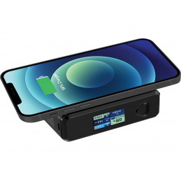 Sandberg 421-25 akku- ja paristolaturi Litium polymeeri (LiPo) 20000 mAh Langaton lataaminen musta