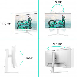 Philips Evnia 27M2N3501PA 00 tietokoneen litteä näyttö 68,6 cm (27") 2560 x 1440 pikseliä Quad HD LCD Valkoinen