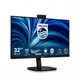 Philips 3000 series 32B2U3601H 00 tietokoneen litteä näyttö 80 cm (31.5") 2560 x 1440 pikseliä Quad HD LCD musta