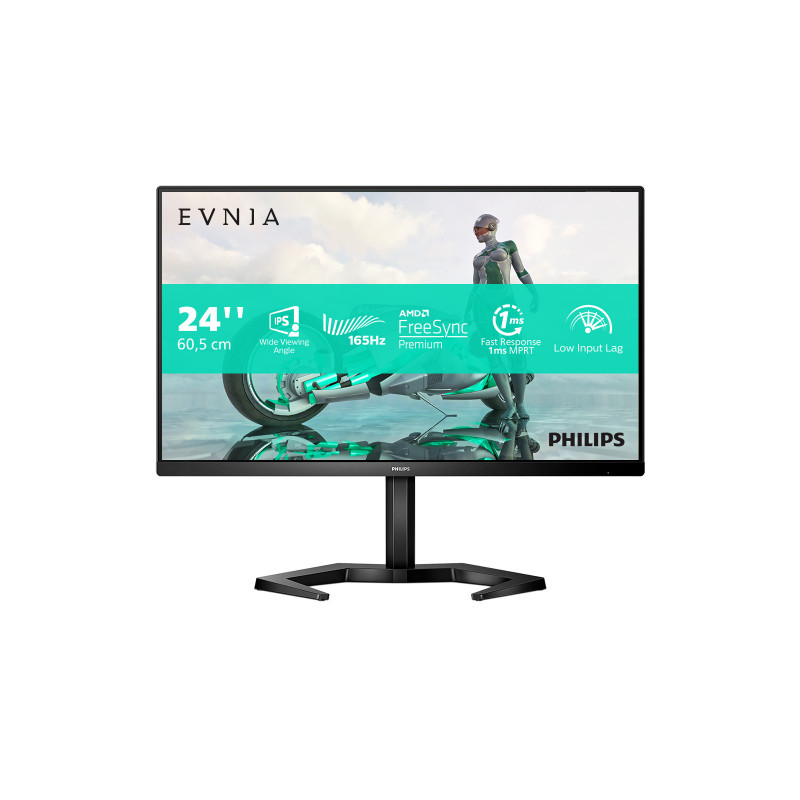 Philips Evnia 24M1N3200ZS 00 tietokoneen litteä näyttö 60,5 cm (23.8") 1920 x 1080 pikseliä Full HD LCD musta