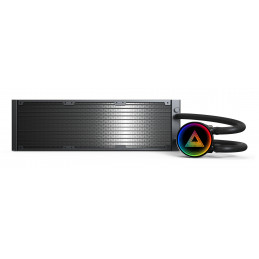 Montech LightFlow ARGB 360 Suoritin All-in-one-nesteenjäähdytin 12 cm musta 1 kpl