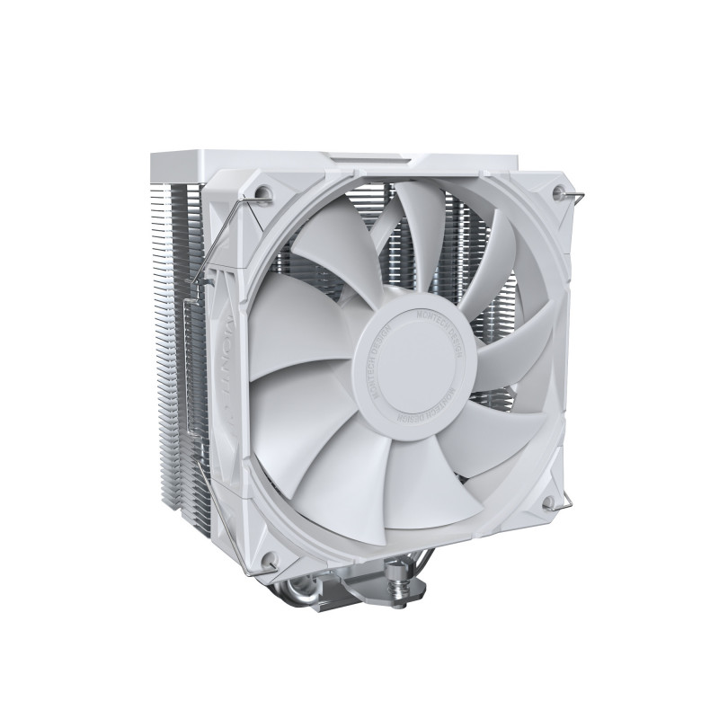 Montech NX400 Suoritin Ilmanjäähdytin 12 cm Valkoinen 2 kpl