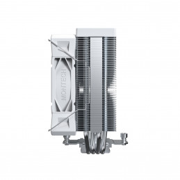 Montech NX400 Suoritin Ilmanjäähdytin 12 cm Valkoinen 2 kpl