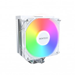 Montech NX400 ARGB Suoritin Ilmanjäähdytin 12 cm Valkoinen 2 kpl
