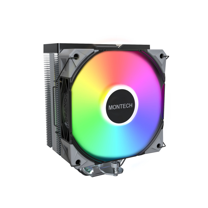 Montech NX400 ARGB Suoritin Ilmanjäähdytin 12 cm musta 2 kpl