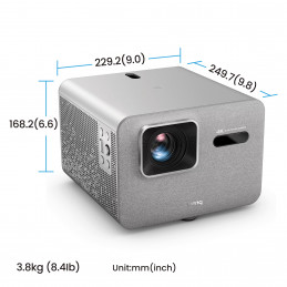 BenQ TK705i Vakioprojektori 3000 ANSI lumenia DLP UHD 4K (3840x2160) Harmaa