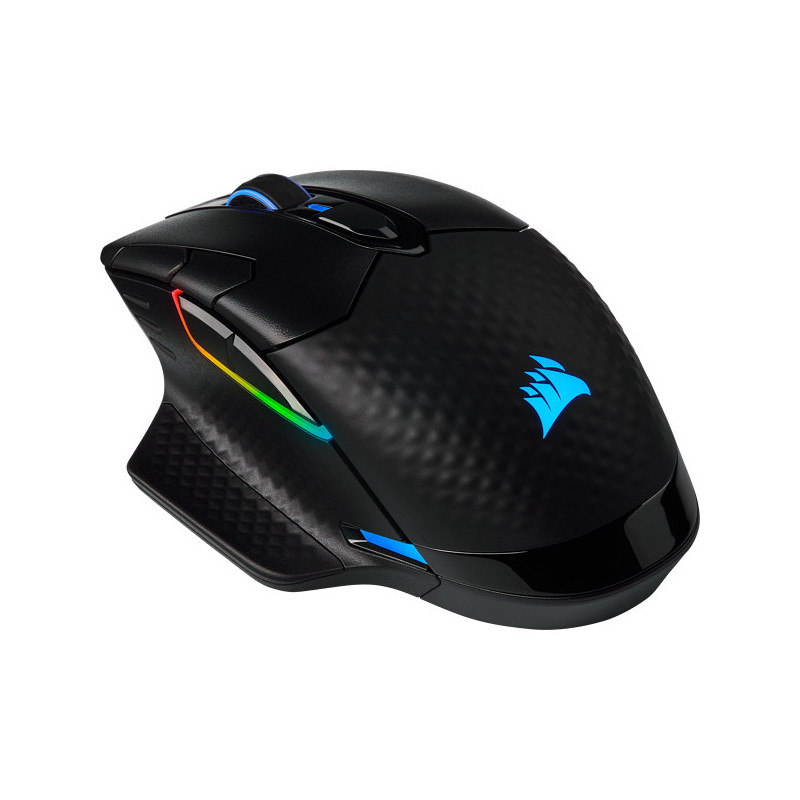 Corsair DARK CORE RGB PRO hiiri Oikeakätinen RF Wireless+Bluetooth+USB Type-A Optinen 18000 DPI