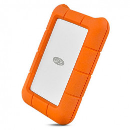 LaCie Rugged USB-C ulkoinen kovalevy 2 TB 2.5" USB Type-C 3.2 Gen 1 (3.1 Gen 1) Oranssi, Hopea