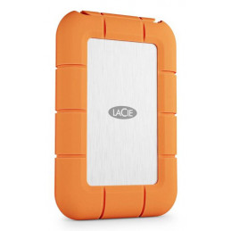 LaCie STND4000400 ulkoinen SSD Thunderbolt-teknologia 4 TB USB Type-C USB4 Gen 3x2 Oranssi, Ruostumaton teräs