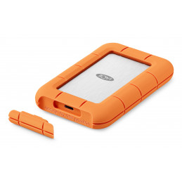 LaCie STND4000400 ulkoinen SSD Thunderbolt-teknologia 4 TB USB Type-C USB4 Gen 3x2 Oranssi, Ruostumaton teräs