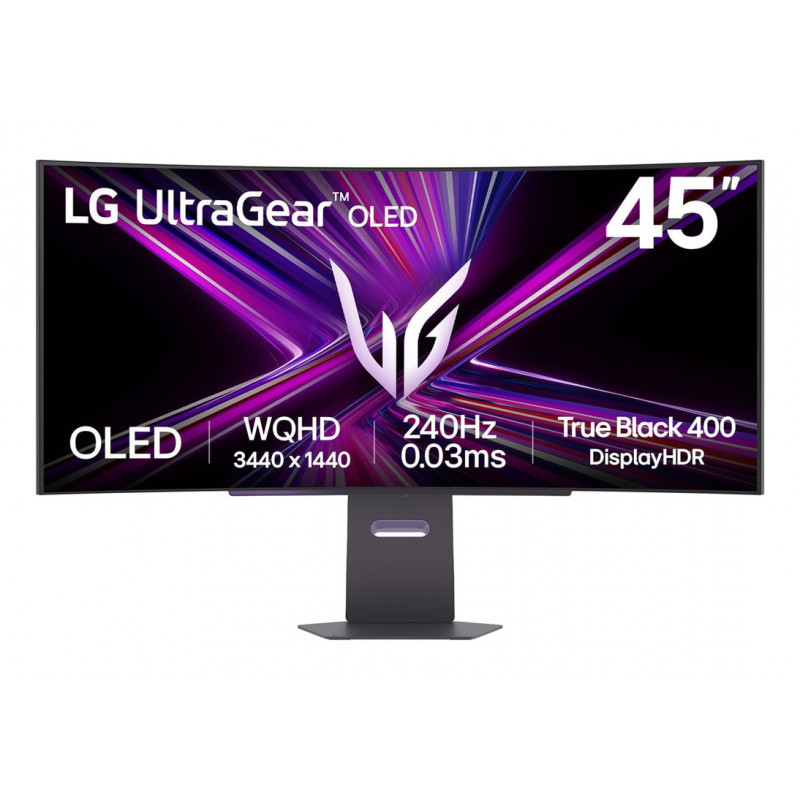 LG 45GX900A-B tietokoneen litteä näyttö 113 cm (44.5") 3440 x 1440 pikseliä Wide Quad HD OLED musta