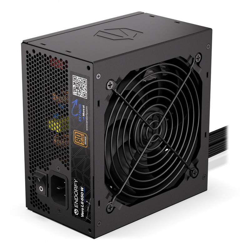 ENDORFY Vero L6 virtalähdeyksikkö 650 W 24-pin ATX ATX musta