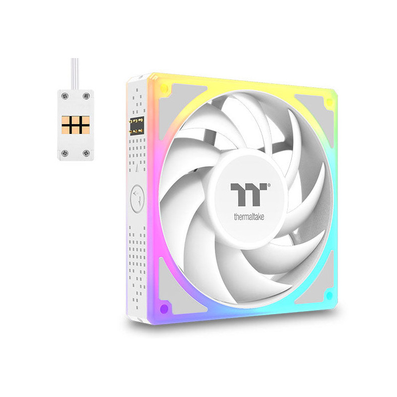 Thermaltake CL-F213-PL14SW-A Tietokoneen jäähdytysjärjestelmä Tietokonekotelo Tuuletin 14 cm Valkoinen 3 kpl