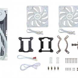 Cooler Master MasterLiquid 240L Core ARGB White Suoritin Nestejäähdytyspakkaus 12 cm Valkoinen