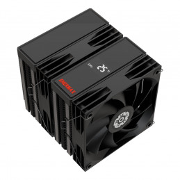Enermax ETS-TD60D Tietokoneen jäähdytysjärjestelmä Suoritin Ilmanjäähdytin 12 cm musta