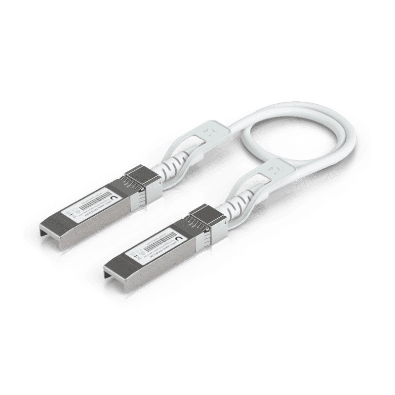 Ubiquiti UACC-Uplink-SFP28-0.3M InfiniBand- ja kuituoptiikkakaapeli 0,3 m Valkoinen