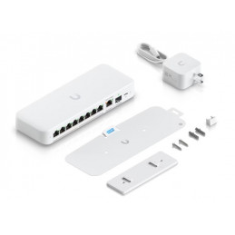 Ubiquiti UniFi Flex 2.5G Hallittu L2 2.5G Ethernet (100 1000 2500) Työpöytä- seinäkiinnitys Valkoinen