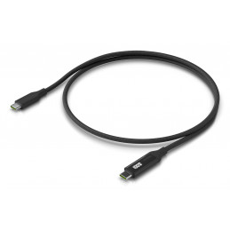 Ubiquiti UACC-Cable-USB-100W-1M-BK USB-kaapeli USB C musta, Harmaa
