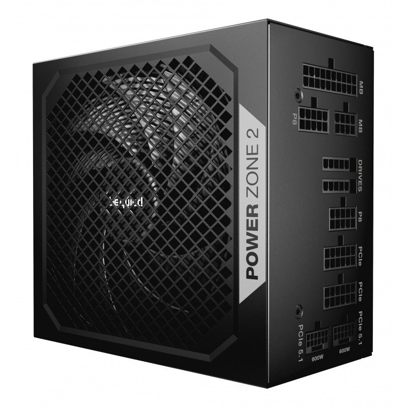 be quiet! POWER ZONE 2 | 1200 W virtalähdeyksikkö 20+4 pin ATX ATX musta