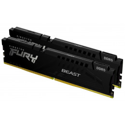 Kingston Technology FURY Beast 64 Gt 6000 MT s DDR5 CL30 DIMM (2 kpl n pakkaus) , musta, EXPO
