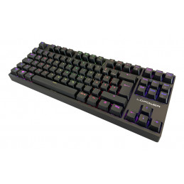 LC-Power LC-KEY-MECH-2-RGB-C-W näppäimistö Pelaaminen USB + RF Wireless + Bluetooth QWERTZ Saksa musta