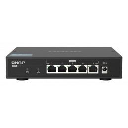QNAP TS-673A-SW5T NAS- ja tallennuspalvelimet Tower Ryzen Embedded V1500B 8 GB DDR4 0 TB QNAP QTS musta