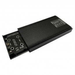 LC-Power LC-M2-C-NVME-2X2-RAID tallennusaseman kotelo SSD-kotelo musta M.2 USB-virta