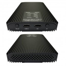 LC-Power LC-M2-C-NVME-2X2-RAID tallennusaseman kotelo SSD-kotelo musta M.2 USB-virta