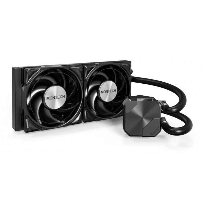 Montech HyperFlow Silent 240 Suoritin All-in-one-nesteenjäähdytin 12 cm musta 1 kpl