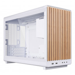 Lian Li A3-mATX Micro Tower Valkoinen, Puu