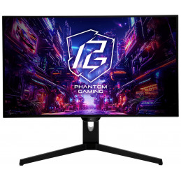 Asrock PGO27QFS tietokoneen litteä näyttö 68,6 cm (27") 2560 x 1440 pikseliä Quad HD OLED Taulukko musta