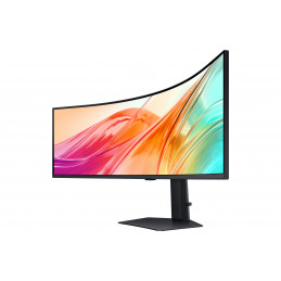 Samsung S95UC tietokoneen litteä näyttö 124,5 cm (49") 5120 x 1440 pikseliä Dual QHD LCD musta