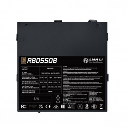 Lian Li RB0550B.B virtalähdeyksikkö 550 W 24-pin ATX ATX musta