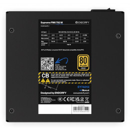ENDORFY Supremo FM6 750 W virtalähdeyksikkö 24-pin ATX ATX musta