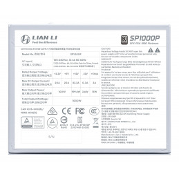 Lian Li SP1000P virtalähdeyksikkö 1000 W 24-pin ATX SFX Valkoinen