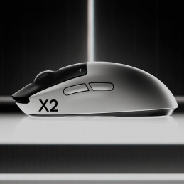 Logitech G PRO X2 SUPERSTRIKE hiiri Pelaaminen Oikeakätinen RF Wireless + USB Type-C Optinen 44000 DPI