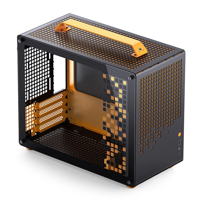 Jonsbo Z20 Orange Black Mini Tower musta, Oranssi