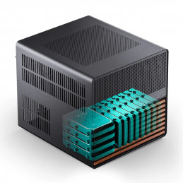 Jonsbo N5 Midi Tower musta