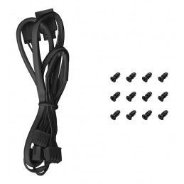 DeepCool FD12-3 IN 1 Tietokonekotelo Tuuletin 12 cm musta 3 kpl