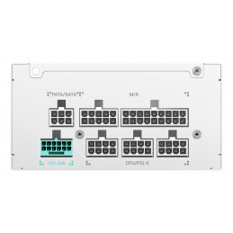 Gamer Storm PS850G WH virtalähdeyksikkö 850 W 20+4 pin ATX ATX Valkoinen