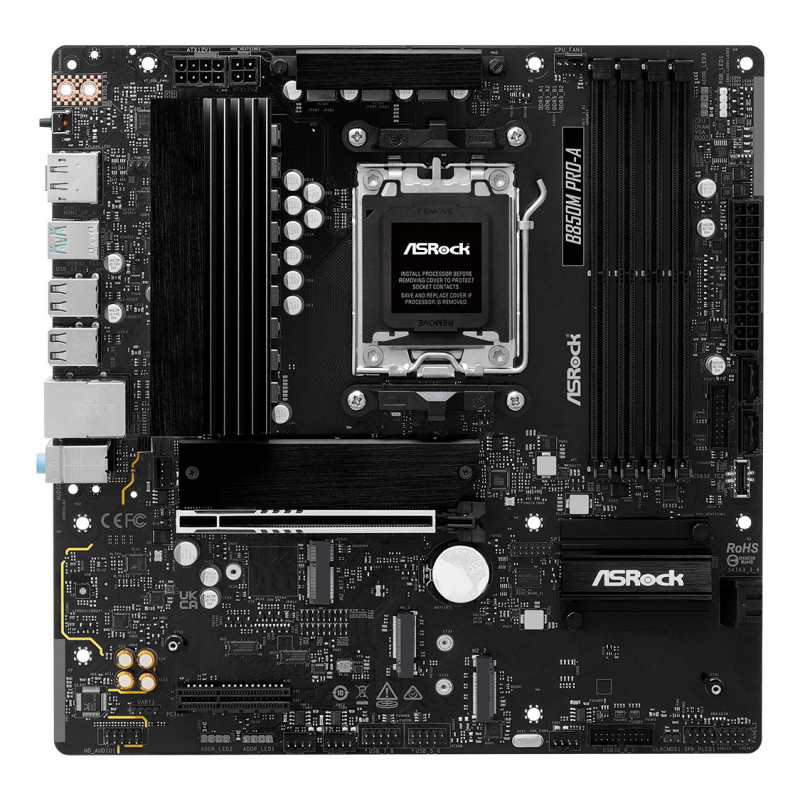 Asrock B850M Pro-A AMD B850 Pistoke AM5 mikro ATX