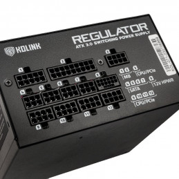 Kolink Regulator virtalähdeyksikkö 1200 W 20+4 pin ATX ATX musta