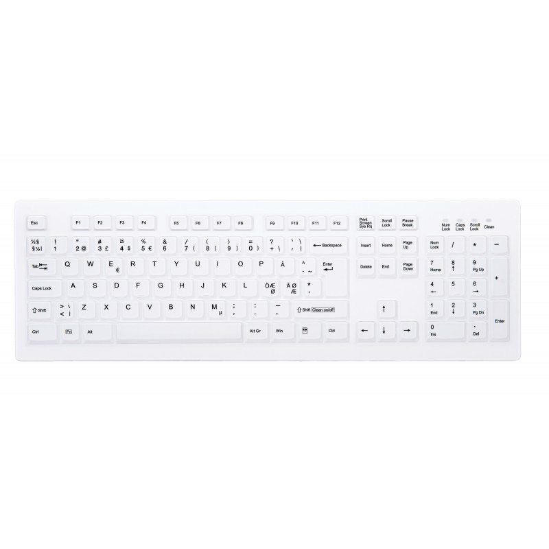 Contour Design Contour Active Key ClassicClean Silicone Cover Full-Size White PN C8100