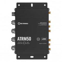 Teltonika ATRM50 5G Router for Transportation, Ultra-High Cellular Speeds, M12 CONNECTORS, DUAL SIM & eSIM, EN 45545-2 and EN