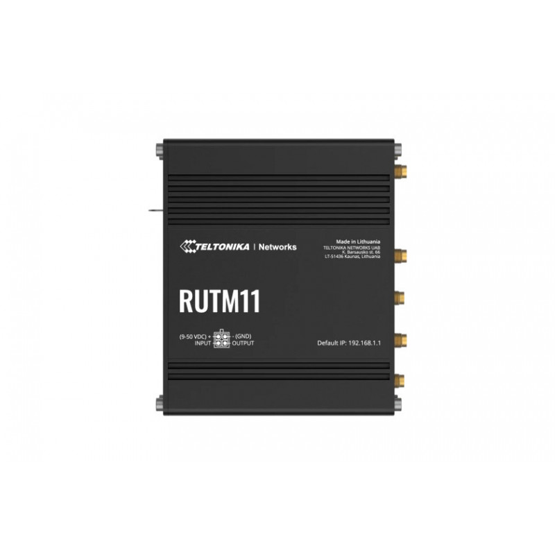 Teltonika RUTM11 langallinen reititin Gigabitti Ethernet musta