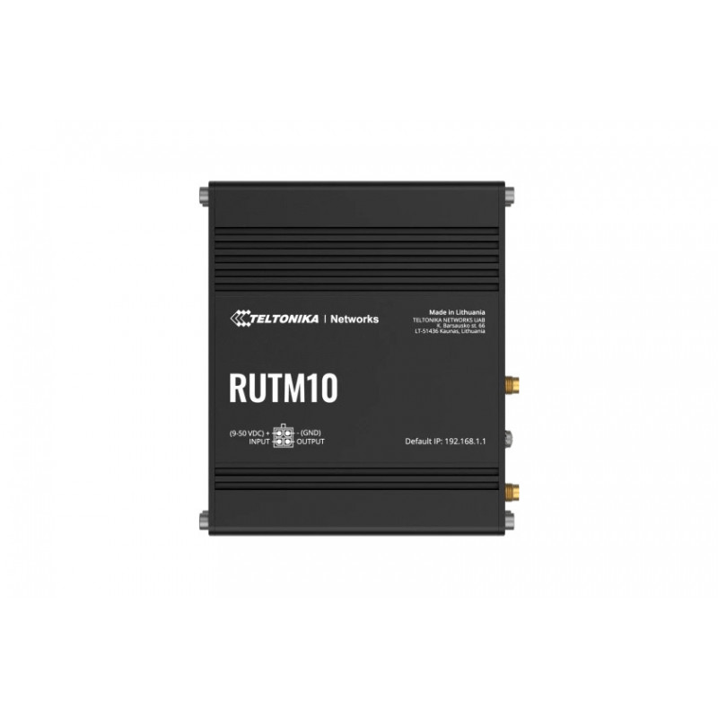 Teltonika RUTM10 langaton reititin Gigabitti Ethernet Kaksitaajuus (2,4 GHz 5 GHz) musta