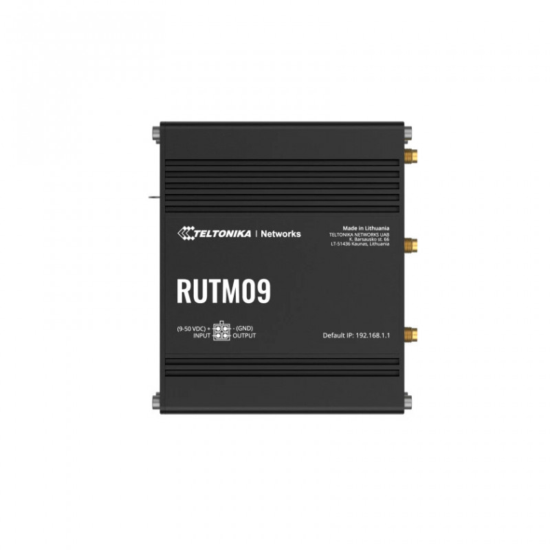 Teltonika RUTM09 langallinen reititin Gigabitti Ethernet musta
