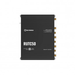Teltonika RUTC50 langaton reititin Gigabitti Ethernet Kaksitaajuus (2,4 GHz 5 GHz) 5G musta
