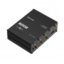 Teltonika RUTC50 langaton reititin Gigabitti Ethernet Kaksitaajuus (2,4 GHz 5 GHz) 5G musta