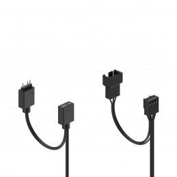 Fractal Design Aspect 12 RGB PWM Tietokonekotelo Tuuletin 12 cm musta 3 kpl
